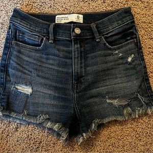 Abercrombie denim jean shorts 0 LIKE NEW